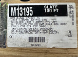 Alpha Wire M13195 Communication & Control Cable 12-Conductor 24 AWG Slate 100 Ft