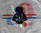 Disney Boys Star Wars Darth Vader Graphic Gray Short Sleeve Shirt Size Medium