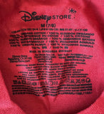 Disney Boys Mickey Mouse Chicago Welcome To The Windy City Red Shirt Size Medium