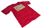 Disney Boys Mickey Mouse Las Vegas Nevada Postcard Red Shirt Size Large