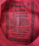 Disney Boys Mickey Mouse Las Vegas Nevada Postcard Red Shirt Size Large