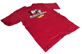 Disney Boys Mickey Mouse Walt Disney Studios Red Short Sleeve Shirt Size Medium