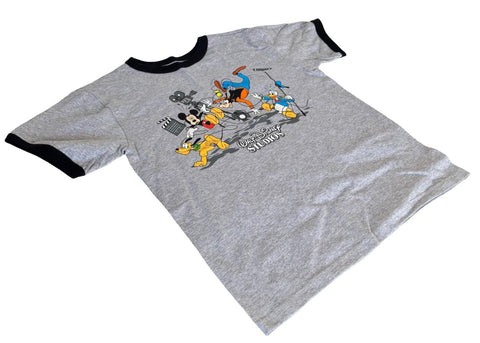 Disney Mickey Mouse Pluto Donald Goofy Walt Disney Studios Crew Shirt Size M