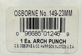 C.S. Osborne No. 149-23MM Arch Punch 23mm Round Hole Steel