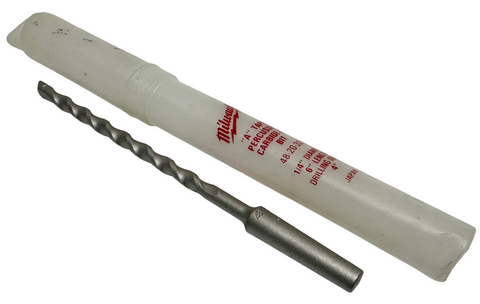 Milwaukee 48-20-3253 Percussion Carbide Tip Drill Bit A-Taper 1/4" x 6"
