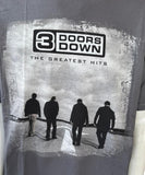 Anvil Men's 3 Doors Down The Greatest Hits 2013 Gray Short Sleeve Shirt Size XL