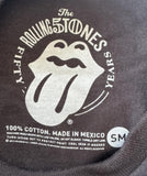 Men's The Rolling Stones 50 & Counting Live Black Short Sleeve Shirt Size Small