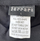 Ferrari Men's Horse SF Logo Graphic Black Short Sleeve Shirt Size Large