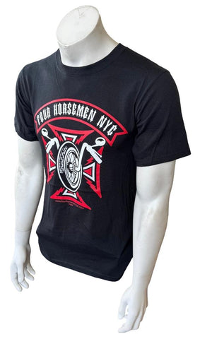 Four Horsemen NYC Men's Snitches Go In Ditches Black Shirt Size Small