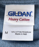 Gildan Men's Carrie Underwood Graphic Blue Short Sleeve Shirt Size Medium