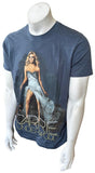 Kavio Men's Carrie Underwood The Blown Away Tour Blue Shirt Size Large