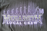 Anvil Men's Megadeth Countdown To Extinction 2012 Local Crew Black Shirt Size XL