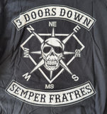 Gildan Men's 3 Doors Down Escatawpa, MS Graphic Black Shirt Size X-Large