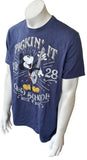 Disney Men's Mickey Mouse Pickin' It Old School Rock N' Roll 1928 Shirt Size L
