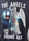 Ripple Junction Men's Doctor Who The Angels Have The Phone Box Shirt Size Medium