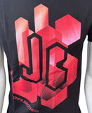 Tultex Men's Jonas Brothers JB Graphic Black Short Sleeve Shirt Size Small