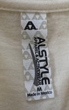 Alstyle Men's The Rolling Stones 50 Years London/NYC Beige Shirt Size Medium