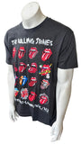 Men's The Rolling Stones 50 Years London/NYC Graphic Black Shirt Size Large