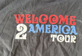 Anvil Men's Prince Welcome 2 America Tour Black Short Sleeve Shirt Size Large