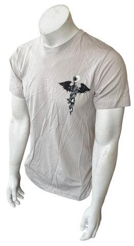 Tultex Men's Motley Crue 2011 Graphic Gray Short Sleeve Shirt Size Small