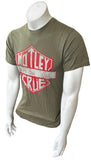 Gaziani Men's Motley Crue Girls Girls Girls Olive Short Sleeve Shirt Size Small