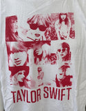 Gildan Men's Taylor Swift Red Tour 2013 Graphic White Short Sleeve Shirt Size L