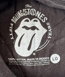 The Rolling Stones Men's London NYC/NJ 2012 Black Short Sleeve Shirt Size Large