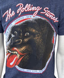 Royal Apparel Men's The Rolling Stones London NYC/NJ Blue Shirt Size Medium