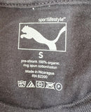 Puma Women's Valencia College Coexist Noexist QR Graphic Black Shirt Size Small