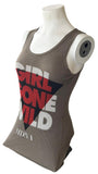 American Apparel Women's Madonna Girl Gone Wild MDNA Gray Tank Top Size Medium