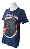 Gildan Women's The Rolling Stones London NYC/NJ Graphic Navy Shirt Size Small