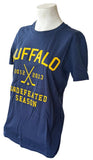 Gildan Women's Buffalo Hockey 2012 2013 Undefeated Season Navy Shirt Size Small