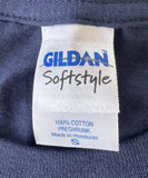 Gildan Women's Buffalo Hockey 2012 2013 Undefeated Season Navy Shirt Size Small