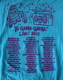 Anvil Women's Yo Gabba Gabba! Live 2013 Get The Sillies Out Blue Shirt Size M