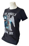 Ripple Junction Women's Doctor Who The Angels Have The Phone Box Shirt Size M