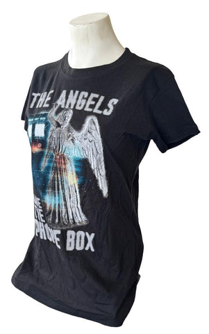 Ripple Junction Women's Doctor Who The Angels Have The Phone Box Shirt Size M