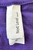 Next Level Women's Puma Big Cat Logo Purple Short Sleeve Shirt Size Medium