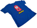 Rabbit Skins Yo Gabba Gabba Muno Graphic Blue Short Sleeve Shirt Size 5/6