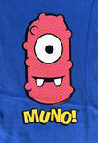 Rabbit Skins Yo Gabba Gabba Muno Graphic Blue Short Sleeve Shirt Size 5/6