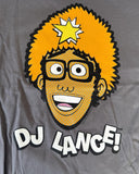 Anvil Yo Gabba Gabba DJ Lance Graphic Gray Short Sleeve Shirt Size Youth Small