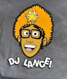 Alstyle Yo Gabba Gabba DJ Lance Graphic Gray Short Sleeve Shirt Size 4T