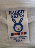 Rabbit Skins Yo Gabba Gabba Biz Graphic White Short Sleeve Shirt Size 4