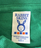 Rabbit Skins Yo Gabba Gabba Biz Graphic Green Short Sleeve Shirt Size 4