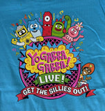 Rabbit Skins Yo Gabba Gabba Live 2013 Get The Sillies Out Blue Shirt Size 7