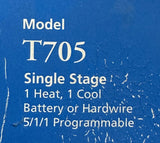 Pro1 IAQ T705 Programmable Digital Thermostat 5-1-1 Day Single Stage 1H/1C