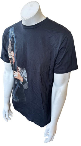 Anvil Men's Prince Welcome 2 Canada Tour Black Short Sleeve Shirt Size Large