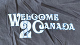 Anvil Men's Prince Welcome 2 Canada Tour Black Short Sleeve Shirt Size Large