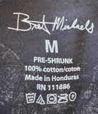 Bret Michaels Men's Rock'n' Halloween Black Short Sleeve Shirt Size Medium