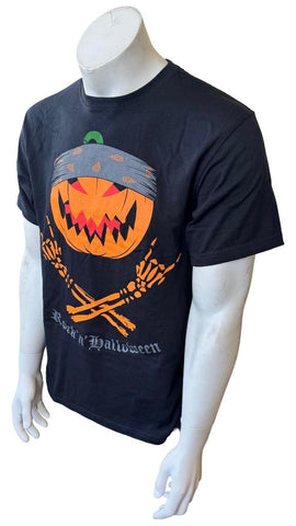 Bret Michaels Men's Rock'n' Halloween Black Short Sleeve Shirt Size Medium