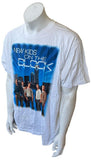 Anvil Men's New Kids On The Block Graphic White Short Sleeve Shirt Size X-Large